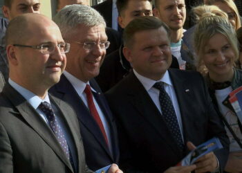 Stanisław Karczewski i Adam Bielan poparli kandydata PiS na prezydenta Radomia